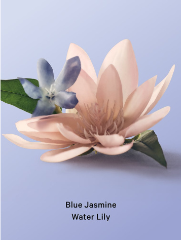 Penasti Piling za Telo Blue Jasmin Water Lilly